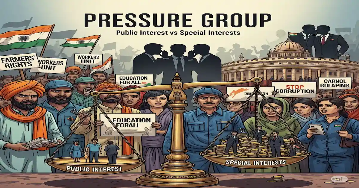 Pressuer-groups दबाव समूह : अर्थ, प्रकार, कार्य और भारतीय लोकतंत्र में महत्व